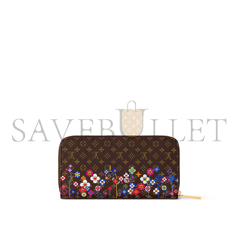 l**is V*t*n murakami lv × tm zippy wallet m14162 (19.5*10.5*2.5cm)